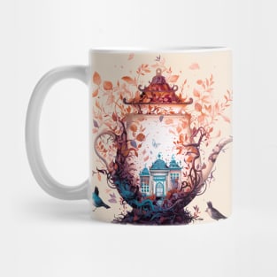 Whimsical Teapot Home: A Haven in the Trees Mug